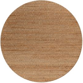 Tapis rond jute écologique naturel tissé plat Mila