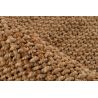 Tapis naturel jute rond écologique tissé plat Mara