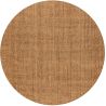 Tapis naturel jute rond écologique tissé plat Mara