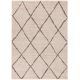 Tapis berbère avec franges ethnique Runa
