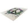 Tapis moderne courtes mèches rectangle Mary