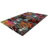 Tapis multicolore moderne courtes mèches Solna