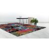 Tapis multicolore moderne courtes mèches Solna