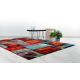 Tapis design courtes mèches multicolore Foxi