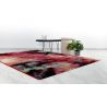 Tapis courtes mèches multicolore design Luna