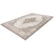 Tapis style orient effet 3D beige argenté Cosmia