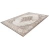 Tapis style orient effet 3D beige argenté Cosmia