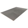 Tapis moderne effet courbe avec franges Hanae