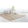 Tapis moderne courtes mèches rectangle Hadra