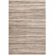 Tapis rayé moderne rectangle à poils ras Mana