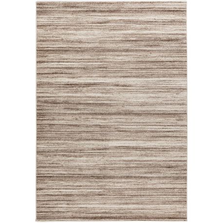 Tapis rayé moderne rectangle à poils ras Mana