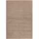 Tapis rayé moderne rectangle à poils ras Mana