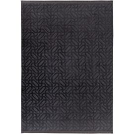 Tapis moderne graphique lavable en machine avec franges Stela