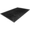 Tapis floral moderne lavable en machine avec franges Coral