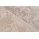 Tapis floral moderne lavable en machine avec franges Coral