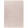 Tapis floral moderne lavable en machine avec franges Coral