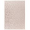 Tapis floral moderne lavable en machine avec franges Coral