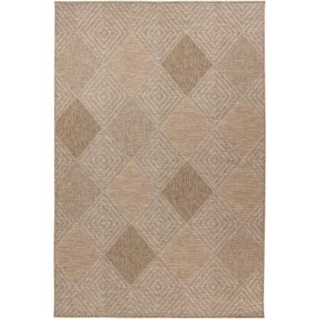 Tapis graphique effet sisal plat intérieur et extérieur Valisi