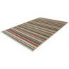 Tapis rayé plat extérieur et intérieur multicolore Spectro