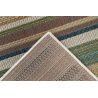 Tapis rayé plat extérieur et intérieur multicolore Spectro