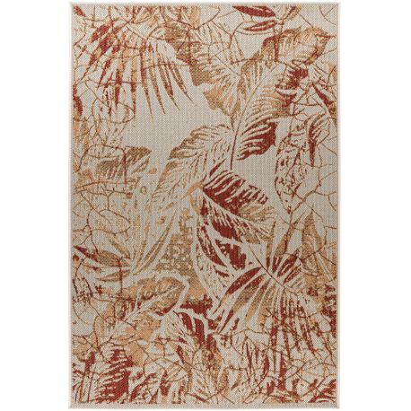 Tapis multicolore floral plat extérieur et intérieur Willow