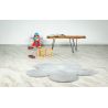 Tapis enfant forme fleur lavable en machine antidérapant Wanda