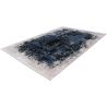 Tapis moderne avec franges rayé 3D Hadri