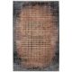 Tapis design 3D rayé poils ras avec franges Nath