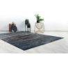 Tapis rayé effet 3D moderne poils ras Raissa