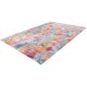 Tapis à longues mèches multicolore doux design Smooth