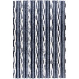 Tapis rectangle doux moderne effet 3D Lynda