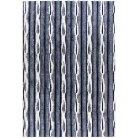 Tapis rectangle doux moderne effet 3D Lynda