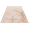 Tapis uni shaggy doux moderne Serena