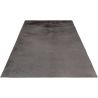 Tapis uni shaggy doux moderne Serena