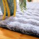 Tapis shaggy uni effet 3D moderne Ayna