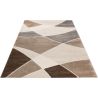 Tapis design rectangle courbe Leandro