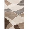 Tapis design rectangle courbe Leandro