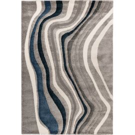 Tapis moderne courbe rectangle Nina