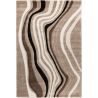 Tapis moderne courbe rectangle Nina