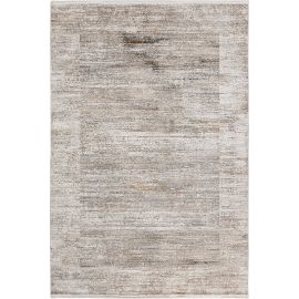 Tapis vintage poils ras rayé Kirman