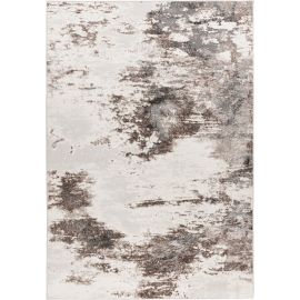 Tapis effet 3D vintage rayé poils ras Kimi