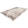 Tapis vintage poils ras effet 3D rayé Solna