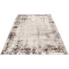 Tapis vintage poils ras effet 3D rayé Solna