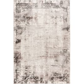 Tapis vintage poils ras effet 3D rayé Solna