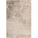 Tapis beige abstrait avec franges moderne Nakka