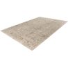 Tapis beige oriental avec franges ethnique Philis