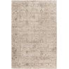 Tapis beige oriental avec franges ethnique Philis