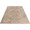 Tapis vintage rayé avec franges terre Joseph