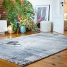 Tapis contemporain courtes mèches rectangle Minos