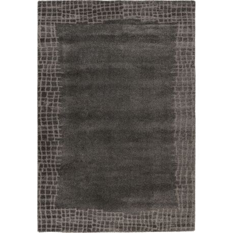 Tapis design courtes mèches rectangle Tibo